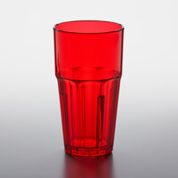 GET 9916-1-R Bahama 16 oz. Red Customizable SAN Plastic Tumbler - 72/Case