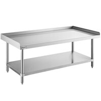 Regency Spec Line 30" x 60" 14-Gauge Stainless Steel Equipment Stand With Stainless Steel Undershelf