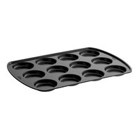 Wilton 191003017 Perfect Results Non-Stick 12 Mold Muffin Top / Slider Bun Pan - 11" x 16"