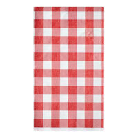 Choice 15" x 17" Red Gingham 2-Ply Dinner Napkin - 100/Pack