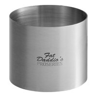 Fat Daddio's SSRD-2752375 ProSeries 2 3/4" x 2 3/8" Stainless Steel Round Cake / Food Ring Mold