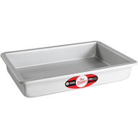 Fat Daddio's POB-7112 ProSeries 7" x 11" x 2" Rectangular Anodized Aluminum Straight Sided Cake Pan