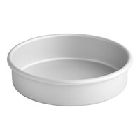 Fat Daddio's PRD-82 ProSeries 8" x 2" Round Anodized Aluminum Straight Sided Cake / Deep Dish Pizza Pan