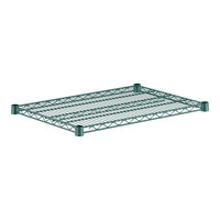 Regency 21" x 30" NSF Green Epoxy Wire Shelf