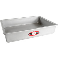 Fat Daddio's POB-11153 ProSeries 11" x 15" x 3" Rectangular Anodized Aluminum Straight Sided Cake Pan