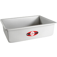 Fat Daddio's POB-9134 ProSeries 9" x 13" x 4" Rectangular Anodized Aluminum Straight Sided Cake Pan