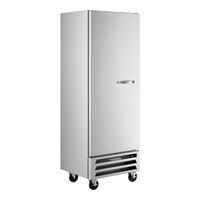 Beverage-Air RB12HC-1S-18 24" Vista Series One Section Solid Door Reach-In Refrigerator with Left-Hinged Door - 12 cu. ft.