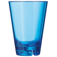 Arcoroc FM400 Outdoor Perfect 10 oz. Blue SAN Plastic Rocks / Old Fashioned Glass by Arc Cardinal - 36/Case