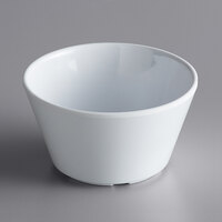 Acopa Foundations 8 oz. White Melamine Bouillon Cup - 12/Case