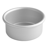 Fat Daddio's PCC-42 ProSeries 4" x 2" Round Anodized Aluminum Straight Sided Cheesecake Pan with Removable Bottom