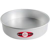 Fat Daddio's PCC-123 ProSeries 12" x 3" Round Anodized Aluminum Straight Sided Cheesecake Pan with Removable Bottom