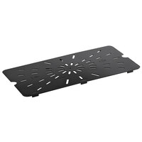 Vigor Full Size Black Polycarbonate Drain Tray