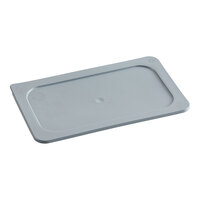 Vigor 1/4 Size Gray Secure Sealing Polyethylene Food Pan Cover