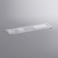 Vigor 1/2 Size Long Clear Polycarbonate Flat Food Pan Lid