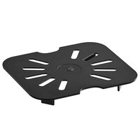 Vigor 1/6 Size Black Polycarbonate Drain Tray