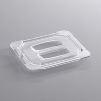 Vigor 1/6 Size Clear Polycarbonate Food Pan Lid with Handle