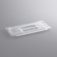 Vigor 1/3 Size Clear Polycarbonate Food Pan Lid with Handle