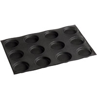 Sasa Demarle Flexipan® Air SF-0101 Silicone 12 Compartment Bread Mold - 3 7/8" x 3 7/8" x 9/16" Cavities