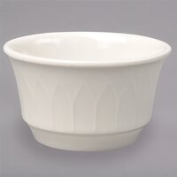 Homer Laughlin from Steelite International HL1467000 Gothic 3.5 oz. Ivory (American White) Undecorated China Ramekin - 36/Case