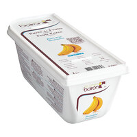 Les Vergers Boiron 2.2 lb. Banana 100% Fruit Puree - 6/Case