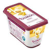 Les Vergers Boiron Banana 100% Fruit Puree 2.2 lb. - 6/Case