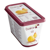 Les Vergers Boiron 2.2 lb. Pear Puree - 6/Case