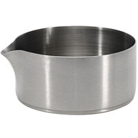 Front of the House TCR014BSS23 Soho 5 oz. Brushed Stainless Steel Round Creamer - 12/Case