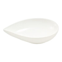 Front of the House Catalyst 2 oz. European White Teardrop Porcelain Ramekin - 12/Case