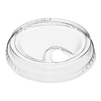 Choice 9, 12, 16, 20, and 24 oz. Clear Sip-Through Lid with Extra-Wide Opening - 50/Pack