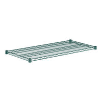 Regency 21" x 42" NSF Green Epoxy Wire Shelf