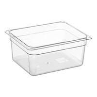 Cambro 26CW135 Camwear 1/2 Size Clear Polycarbonate Food Pan - 6" Deep