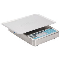 Edlund WSC-10 OP Poseidon 10 lb. Waterproof Digital Portion Scale with Oversized 7" x 8 3/4" Platform