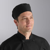 Uncommon Chef Black Customizable Kool Mesh Top Chef Skull Cap / Pill Box Hat 0157C