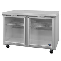 Hoshizaki UR48A-GLP01 48" Low Profile Glass Door Undercounter Refrigerator with Locks
