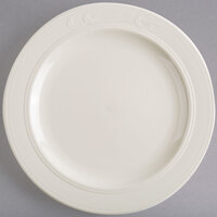 Homer Laughlin from Steelite International HL6091000 10 5/8" Ivory (American White) China Plate - 12/Case