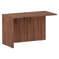 Alera ALEVA354824WA Valencia 47 1/4" x 23 5/8" Walnut Reversible Return / Bridge Shell