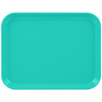 Cambro 1014CL162 10" x 14" Green Camlite Tray - 12/Case