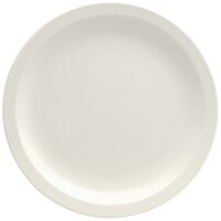 Oneida Buffalo Cream White Ware by 1880 Hospitality F9000000149 10 1/4" Narrow Rim Porcelain Plate - 12/Case