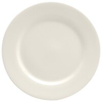 Oneida Buffalo Cream White Ware by 1880 Hospitality F9010000163 12" Rolled Edge Porcelain Plate - 12/Case