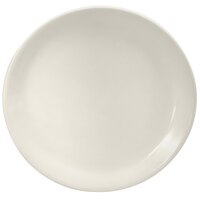 Oneida Buffalo Cream White Ware by 1880 Hospitality F9000000111C 5 1/2" Porcelain Coupe Plate - 36/Case