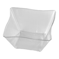 Fineline Wavetrends 105-CL Clear Plastic Bowl 5 oz. - 120/Case