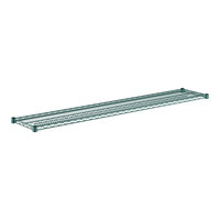 Regency 14" x 72" NSF Green Epoxy Wire Shelf