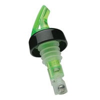 Precision Pours 114 SG C 1.25 oz. Shamrock Green Measured Liquor Pourer with Collar - 12/Pack