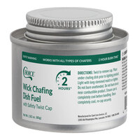 Choice 2 Hour Wick Chafing Dish Fuel with Safety Twist Cap - 24/Case