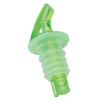 Precision Pours 999 SG Shamrock Green Free Flow Liquor Pourer - 12/Pack