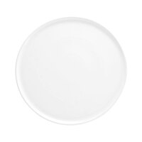Front of the House Harmony 13" Bright White Coupe Round Porcelain Plate - 4/Case