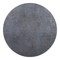 BFM Seating Midtown Round Tabletop - Frosted Slate