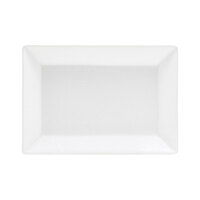 Front of the House Kyoto 7" x 5" Bright White Rectangular Porcelain Plate - 12/Case