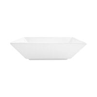 Front of the House Kyoto 96 oz. Bright White Square Porcelain Bowl - 6/Case
