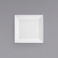 Front of the House DDP005WHP23 Kyoto 10 3/4" Bright White Square Porcelain Plate - 12/Case